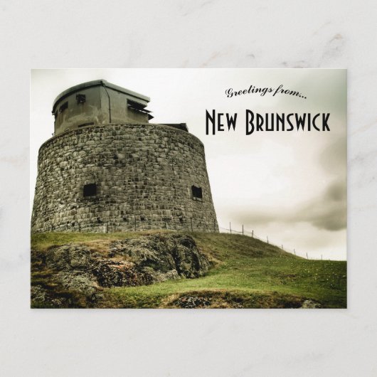 Carleton Martello Tower New Brunswick Canada ポストカード (正面)