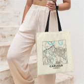 Carlisle, Cumbria City Map Tote Bag トートバッグ