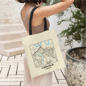 Carlisle, Cumbria City Map Tote Bag トートバッグ