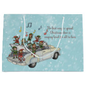Carload of Singing Elves ラージペーパーバッグ (正面)