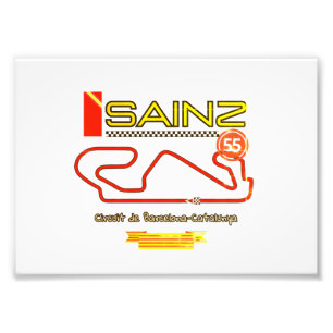 CARLOS SAINZ、フォーミュラ1、フェラーリ フォトプリント