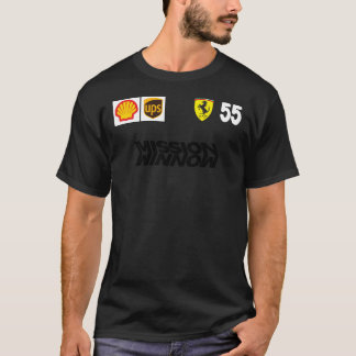 Carlos Sainz SF 2021チーム衣服クラシックTシャツ Tシャツ