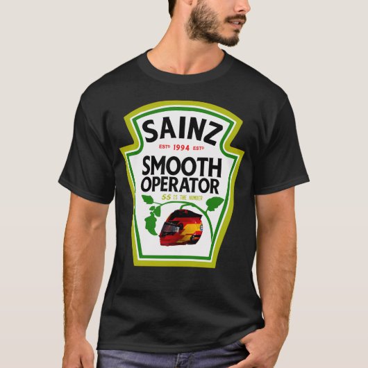 Carlos Sainz Smoothオペレータ2023 Tシャツ (正面)