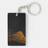 Carloway焦げ茶色のBrochの二重味方されたキーホルダー キーホルダー (裏面)