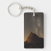 Carloway焦げ茶色のBrochの二重味方されたキーホルダー キーホルダー (正面)