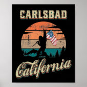 Carlsbad California ポスター (正面)