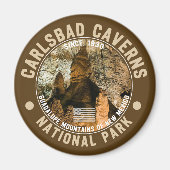 Carlsbad Caverns in New Mexico マグネット (正面)