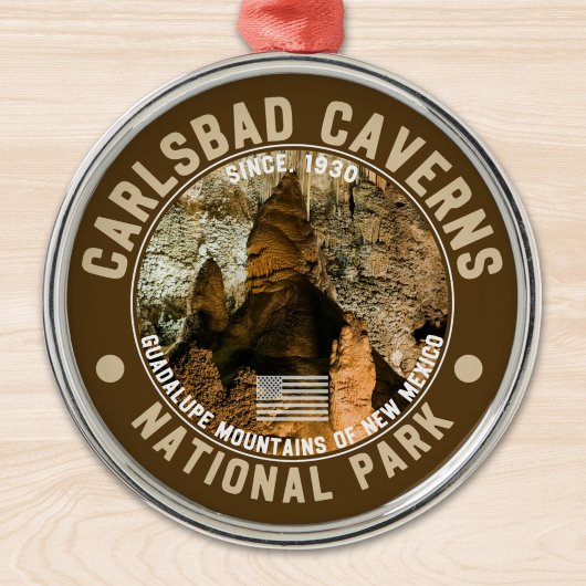Carlsbad Caverns in New Mexico メタルオーナメント