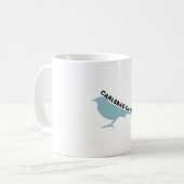 Carlsbad Caverns mockingbird park logo コーヒーマグカップ (正面左)