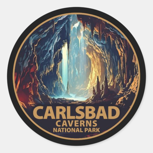 Carlsbad Caverns National Park ラウンドシール (正面)