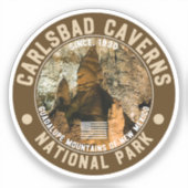 Carlsbad Caverns National Park New Mexico シール (正面)