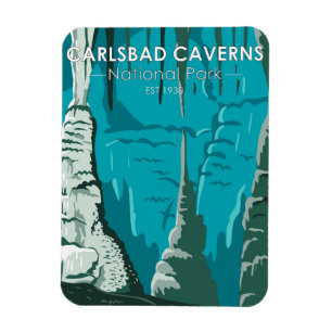 Carlsbad Caverns National Park Vintage マグネット
