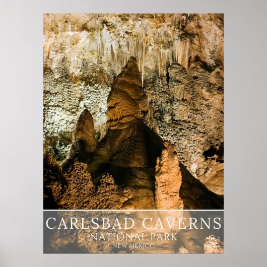 Carlsbad Caverns NP, NM ポスター (正面)