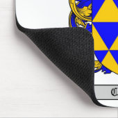 CARLSONの家紋- CARLSONの紋章付き外衣 マウスパッド (コーナー)