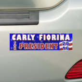 Carly Fiorinaの大統領2016年の選挙の共和党員 バンパーステッカー (車上)