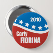 Carly Fiorina 2010年 缶バッジ (正面&裏面)