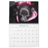 Carmaのポメラニア犬 カレンダー (2月 2027)