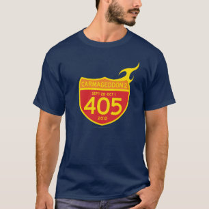 CARMAGEDDON 2火の405! (暗いワイシャツ) Tシャツ