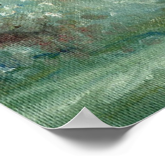 Carmargue Horse Portrait ポスター (角)