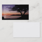 Carmelのカリフォルニアの日没の名刺 名刺 (正面/裏面)