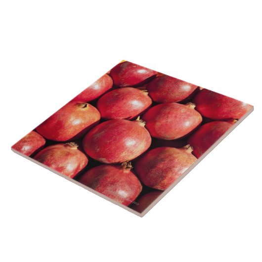 Carmelの市場の表示のザクロ タイル (側面)