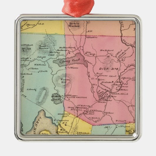 Carmelの町 メタルオーナメント (正面)