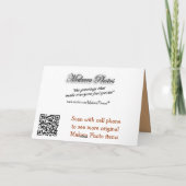 Carmelは大事な行事を長角牛カスタマイズ カード (裏面)