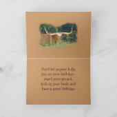 Carmelは大事な行事を長角牛カスタマイズ カード (内部)