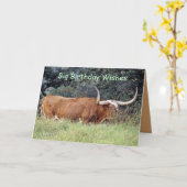 Carmelは大事な行事を長角牛カスタマイズ カード (黄色い花)