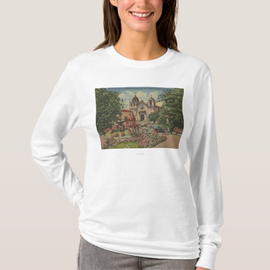 Carmel、カリフォルニア-代表団San Carlos De Borromeo Tシャツ (正面)