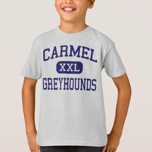 Carmel -グレイハウンド-高等学校- Carmelインディアナ Tシャツ (正面)
