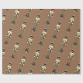Carmel Brown Nutcracker Soldier  ラッピングペーパー (フラット)
