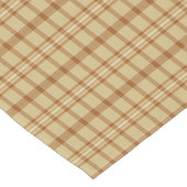 Carmel Burgundy Plaid Classic Pattern Table Runner ショートテーブルランナー (コーナー)