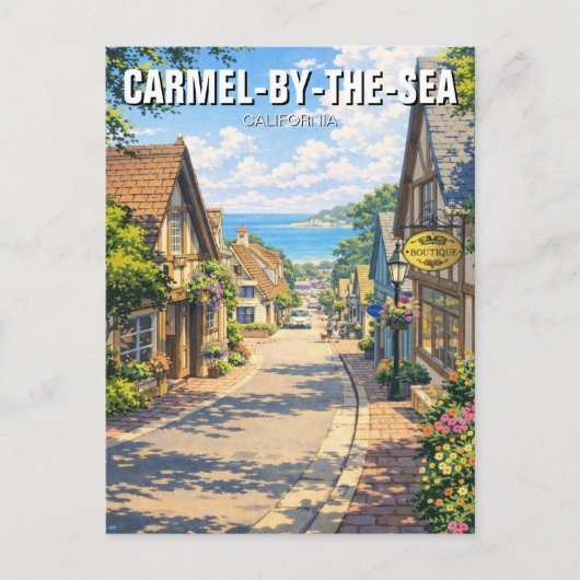 Carmel-by-the-sea  ポストカード (正面)