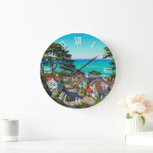 Carmel-by-the-sea  ラージ壁時計 (ホーム)