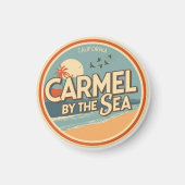 Carmel by the sea beach california pacific coast マグネット (正面)