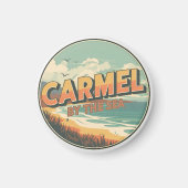 Carmel by the sea beach california pacific coast マグネット (正面)