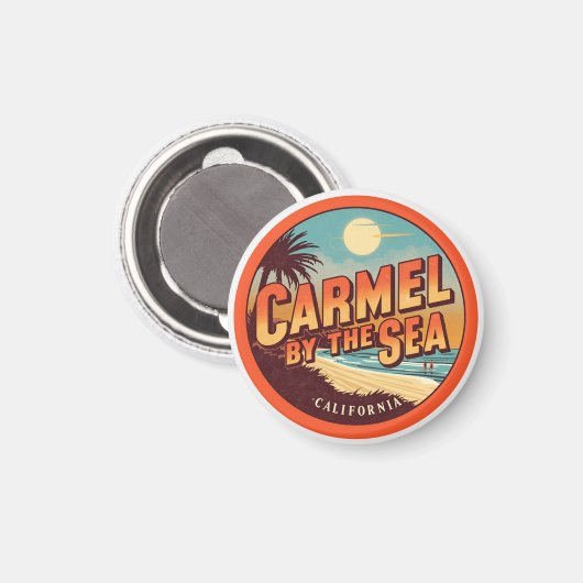 Carmel by the sea beach california pacific coast マグネット (正面/裏面)