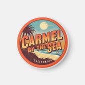 Carmel by the sea beach california pacific coast マグネット (正面)