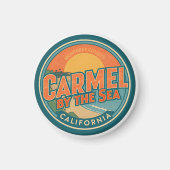 Carmel by the sea beach california pacific coast g マグネット (正面)