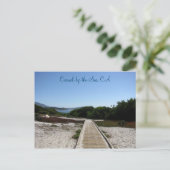 Carmel-by-the-Sea, CA -海へのパス ポストカード (スタンド正面)