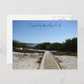 Carmel-by-the-Sea, CA -海へのパス ポストカード (正面/裏面)