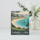 Carmel-by-the-Sea California Postcard シーズンポストカード (スタンド正面)
