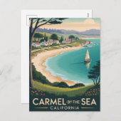Carmel-by-the-Sea California Postcard シーズンポストカード (正面/裏面)
