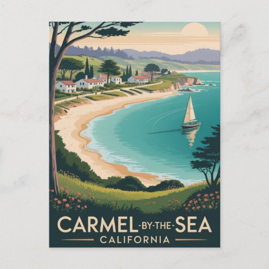 Carmel-by-the-Sea California Postcard シーズンポストカード (正面)