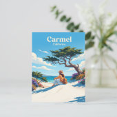 Carmel-by-the-Sea USA ポストカード (スタンド正面)