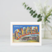 Carmel California CAヴィンテージラージレター ポストカード (スタンド正面)