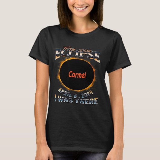 Carmel Indianaの皆様のためのTシャツです。 Tシャツ (正面)