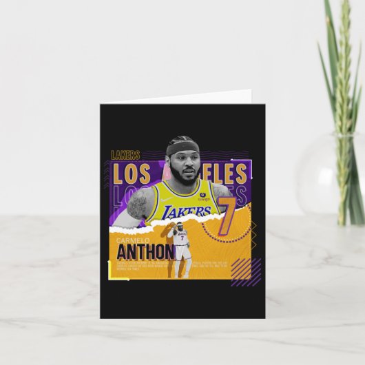 Carmelo-anthony – バスケットボール – 紙 – ポスターラッカーAc カード (正面)