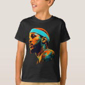 Carmelo Anthony Illstration Tシャツ (正面)